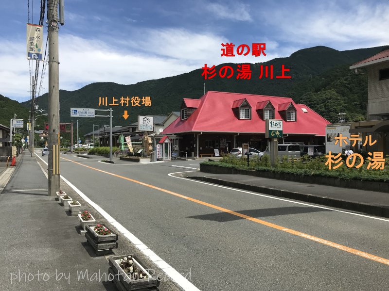 道の駅「杉の湯川上」